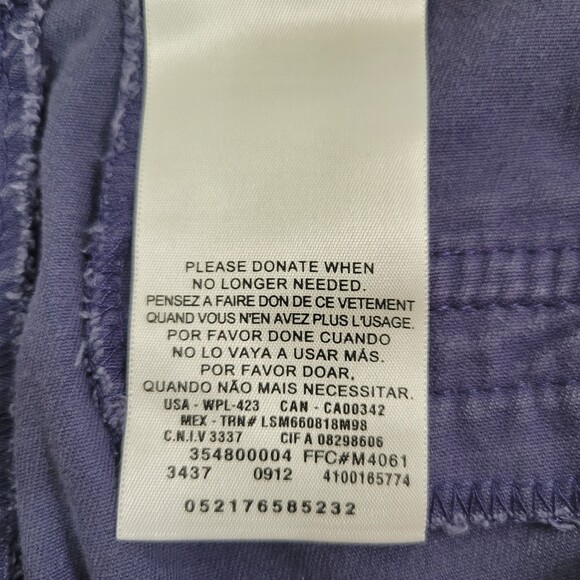 Dockers cotton navy blue chino shorts inseam size 4 - Picture 6 of 7